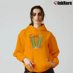Women’s Survivor 1984 - 85 Vital Signs Tour Eye Of The Tiger Cozy Hoodie in orange | Warm, Structured, Stylish