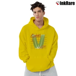 Men’s Survivor 1984 - 85 Vital Signs Tour Eye Of The Tiger Pullover Hoodie in yellow | Cozy, Durable, Modern Fit
