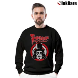 Men’s Svengoolie Horror Host Crewneck Sweatshirt in black | Cozy Fabric, Clean Style