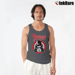 Men’s Svengoolie Horror Host Tank Top in charcoal | Breathable, Active-Friendly Design