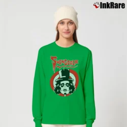 Women’s Svengoolie Horror TV Show Long-Sleeve Top in irish green | Sleek, Versatile, All-Season