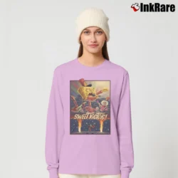 Women’s Sweet Victory Spongebob Squarepants Long-Sleeve Top in light pink | Sleek, Versatile, All-Season