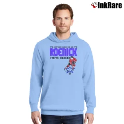 Men’s Swingers Funny Retro Humor Pullover Hoodie in light blue | Cozy, Durable, Modern Fit
