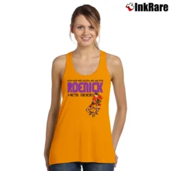 Women’s Swingers Funny Retro Humor Tank Top in orange | Lightweight, Movement-Friendly