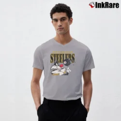 Men’s Sylvester Pittsburgh Steelers Looney Tunes V-Neck Tee in sport grey | Sharp, Breathable, Everyday Staple