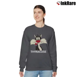 Women’s Syracuse Sylvester The Cat 1983 Relaxed Sweatshirt in charcoal | Soft, Laid-Back Vibe