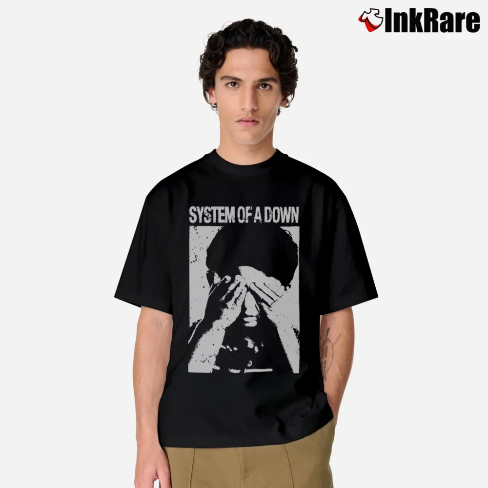 Men’s System Of A Down Crying Classic T-Shirt in black | Soft, Breathable Everyday Wear