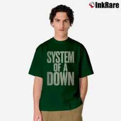 Men’s system of a down iconic metal band Classic T-Shirt in forest green | Soft, Breathable Everyday Wear