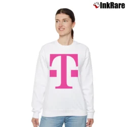 Women’s T Mobile Tech Logo Relaxed Sweatshirt in white | Soft, Laid-Back Vibe