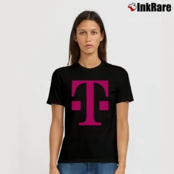 Women’s T Mobile Tech Logo Signature T-Shirt in black | Soft, Flattering Fit
