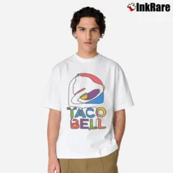Men’s Taco Bell Fast Food Logo Classic T-Shirt in white | Soft, Breathable Everyday Wear