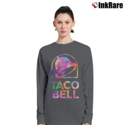Women’s Taco Bell Neon Logo Graphic Long-Sleeve Top in charcoal | Sleek, Versatile, All-Season