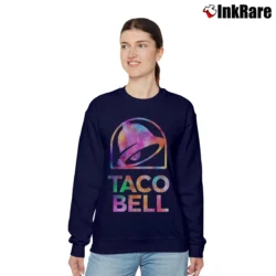 Women’s Taco Bell Neon Logo Graphic Relaxed Sweatshirt in navy | Soft, Laid-Back Vibe