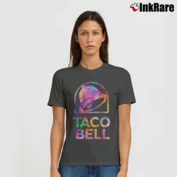 Women’s Taco Bell Neon Logo Graphic Signature T-Shirt in charcoal | Soft, Flattering Fit
