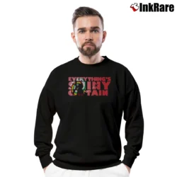 Men’s Take A Look At This Black Firefly Everything Shiny Captain Crewneck Sweatshirt in black | Cozy Fabric, Clean Style