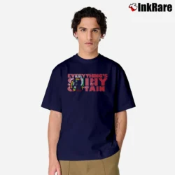 Men’s Take A Look At This Black Firefly Everything Shiny Captain Classic T-Shirt in navy | Soft, Breathable Everyday Wear