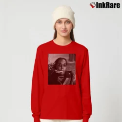 Women’s takeoff rapper tribute for Hip Hop and Migos Fans Long-Sleeve Top in red | Sleek, Versatile, All-Season