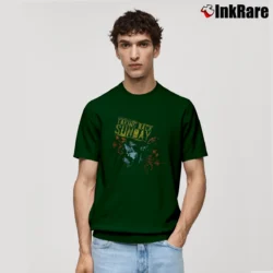 Men’s Taking Back Sunday Blind Rock Band Classic T-Shirt in forest green | Soft, Breathable Everyday Wear