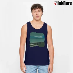 Men’s Taking Back Sunday Tank Top in navy | Breathable, Active-Friendly Design