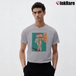 Men’s talking heads stops making senses new wave concert V-Neck Tee in sport grey | Sharp, Breathable, Everyday Staple