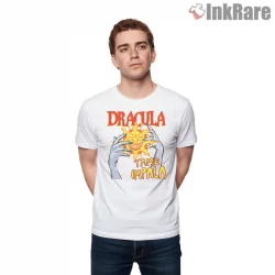 Tame Impala Dracula Sun Psychedelic Horror Art Shirt on white short sleeve shirt for men graphic tee