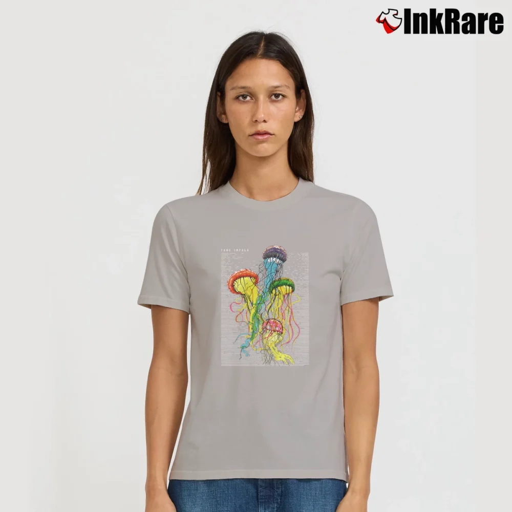 Women’s Tame Impala Jellyfish T-Shirt in sport grey | Soft, Flattering Fit
