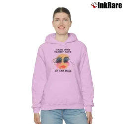 Women’s Tammy Faye Bakker At The Mall Cozy Hoodie in light pink | Warm, Structured, Stylish