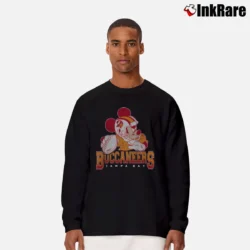 Men’s Tampa Bay Buccaneers Mickey Mouse Football Long-Sleeve Shirt in black | Sleek, Lightweight, Year-Round Wear