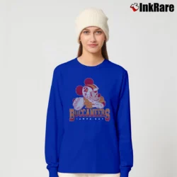Women’s Tampa Bay Buccaneers Mickey Mouse Football Long-Sleeve Top in royal blue | Sleek, Versatile, All-Season