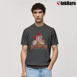 Men’s Tampa Bay Buccaneers Mickey Mouse Football Classic T-Shirt in charcoal | Soft, Breathable Everyday Wear