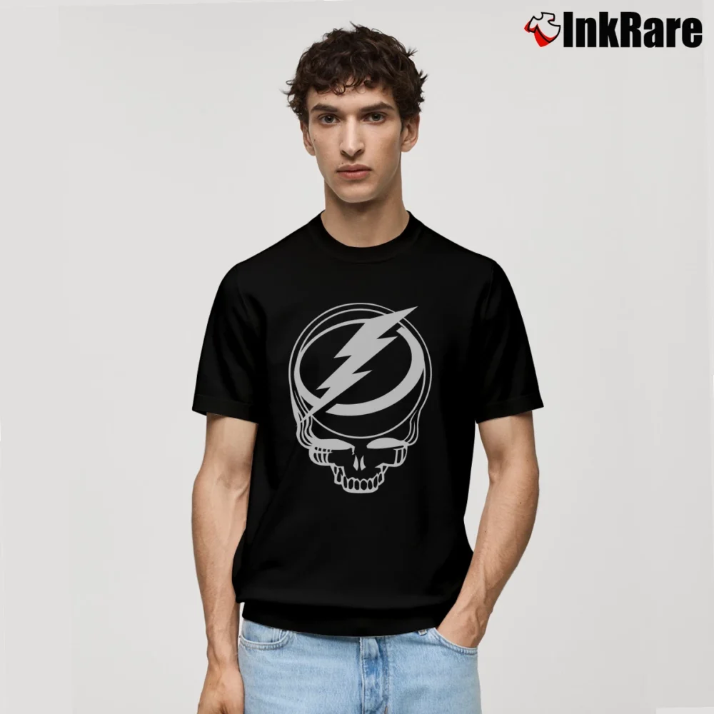 Men’s Tampa Bay Lightning Grateful Dead Stanley Cup Champion Classic T-Shirt in black | Soft, Breathable Everyday Wear