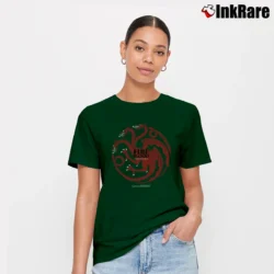 Women’s Targaryen Dragon Graphic Signature T-Shirt in forest green | Soft, Flattering Fit