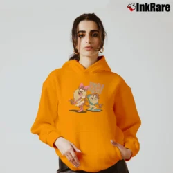 Women’s Tasmanian Devil Yeah Right Purple Looney Tunes Cozy Hoodie in orange | Warm, Structured, Stylish