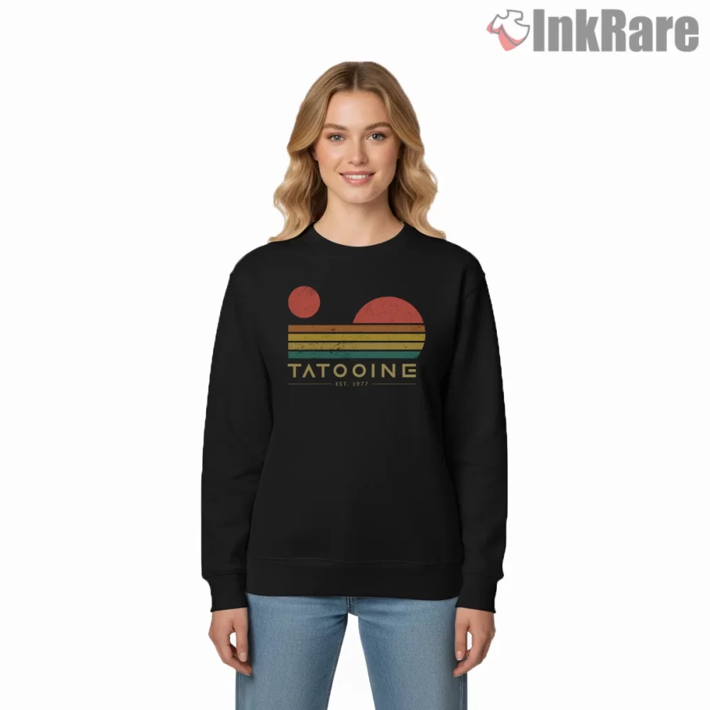 Tatooine Retro Sunset Desert Shirt on graphic shirt for women graphic tee