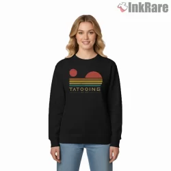 Tatooine Retro Sunset Desert Shirt on graphic shirt for women graphic tee