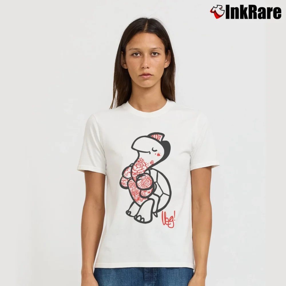 Women’s Tats Turtle Graphic Signature T-Shirt in white | Soft, Flattering Fit