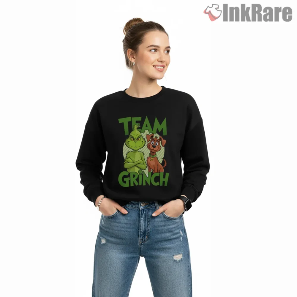 Team Grinch Max Dog Squad Goals Shirt on graphic shirt for women graphic tee