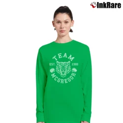 Women’s Team McGregor Tiger Logo Long-Sleeve Top in irish green | Sleek, Versatile, All-Season