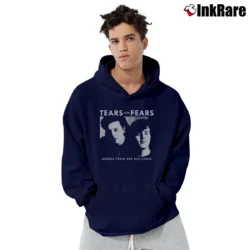 Men’s tears for fears songs from the big chair 80s album Pullover Hoodie in navy | Cozy, Durable, Modern Fit