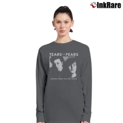 Women’s tears for fears songs from the big chair 80s album Long-Sleeve Top in charcoal | Sleek, Versatile, All-Season