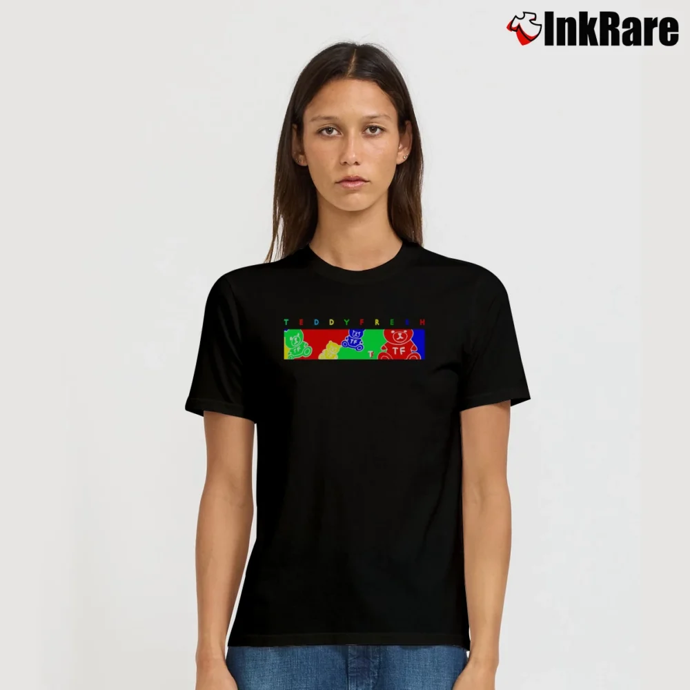Women’s Teddy Fresh H3h3 Gray Logo Signature T-Shirt in black | Soft, Flattering Fit