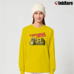 Women’s Teenage Head Punk Rock Band Long-Sleeve Top in yellow | Sleek, Versatile, All-Season