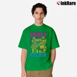 Men’s Teenage Mutant Ninja Turtles Party Classic T-Shirt in irish green | Soft, Breathable Everyday Wear
