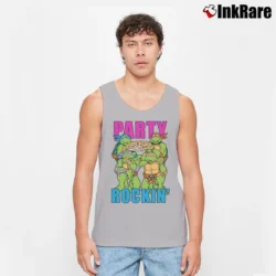 Men’s Teenage Mutant Ninja Turtles Party Tank Top in sport grey | Breathable, Active-Friendly Design