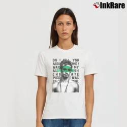 Women’s Teevip Umbrella Academy Klaus And The Chocolate Pudding 2 Signature T-Shirt in white | Soft, Flattering Fit