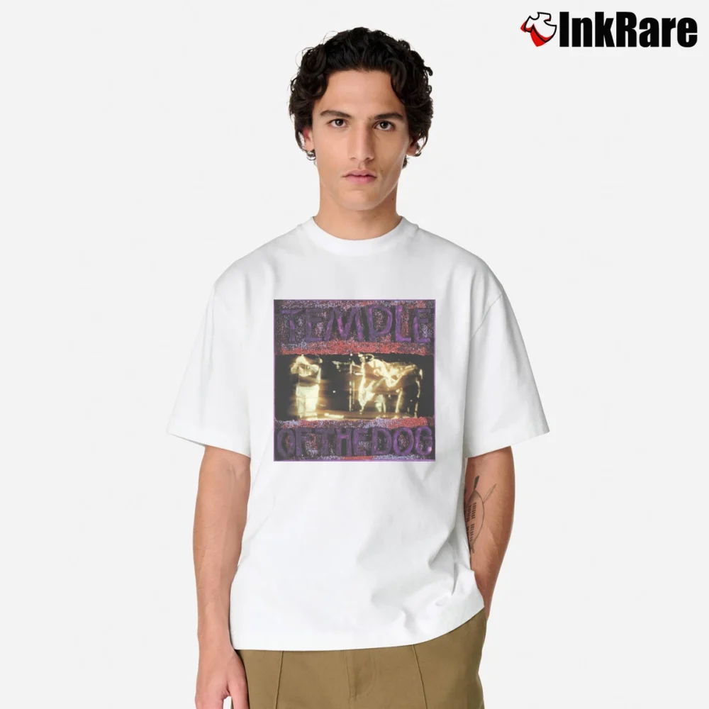 Men’s Temple Of The Dog Band Classic T-Shirt in white | Soft, Breathable Everyday Wear