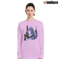 Women’s Tennessee Titans Boba Fett Star Wars Football Long-Sleeve Top in light pink | Sleek, Versatile, All-Season