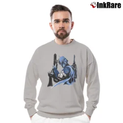 Men’s Tennessee Titans Boba Fett Star Wars Football Crewneck Sweatshirt in sport grey | Cozy Fabric, Clean Style