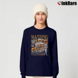 Women’s Tennessee Volunteers Peyton Manning Vintage Bootleg Long-Sleeve Top in navy | Sleek, Versatile, All-Season