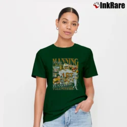 Women’s Tennessee Volunteers Peyton Manning Vintage Bootleg Signature T-Shirt in forest green | Soft, Flattering Fit
